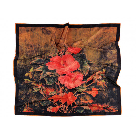 Saténový šátek 70x70 cm - 1 ks | Mimib