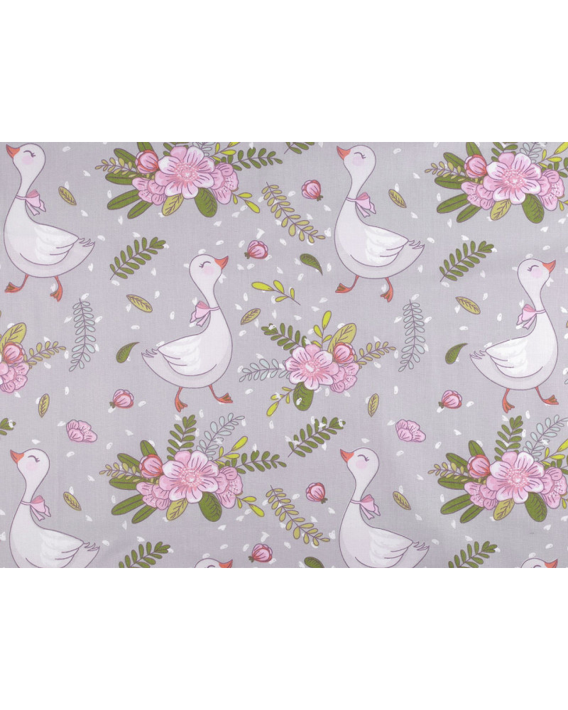 Bavlněná látka / plátno husy - 1 m | Mimib