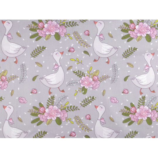 Bavlněná látka / plátno husy - 1 m | Mimib