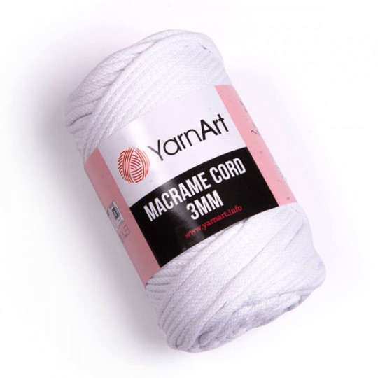 YarnArt Macrame Cord 3mm 85m, 250 gr. | Mimib