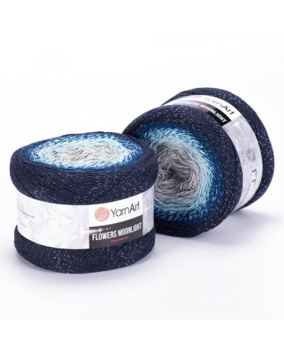 YarnArt Flowers Moonlight 1000m, 260 gr. | Mimib