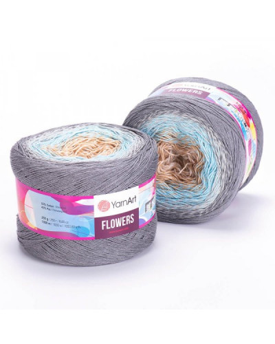 YarnArt Flowers 1000m, 250 gr. | Mimib