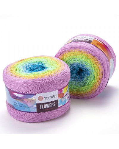 YarnArt Flowers 1000m, 250 gr. | Mimib