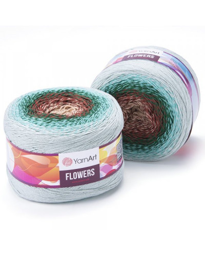 YarnArt Flowers 1000m, 250 gr. | Mimib