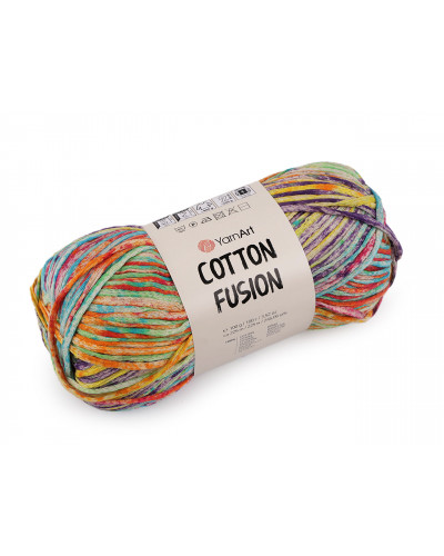 Bavlněná pletací příze Cotton Fusion 100 g - 1 ks | Mimib