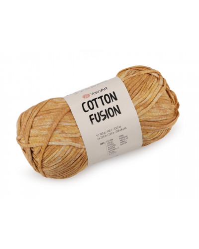 Bavlněná pletací příze Cotton Fusion 100 g - 1 ks | Mimib