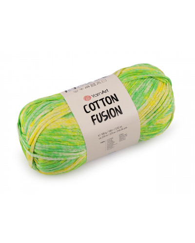 Bavlněná pletací příze Cotton Fusion 100 g - 1 ks | Mimib