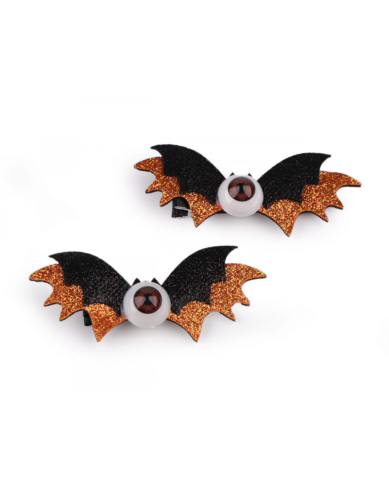 Párty sponky do vlasů Halloween - 1 karta | Mimib
