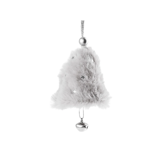 Kožešinový zvoneček s rolničkou - 1 ks | Mimib