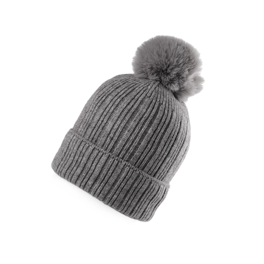 Dámská / dívčí zimní čepice s bambulí Emi Ross - 1 ks | Mimib