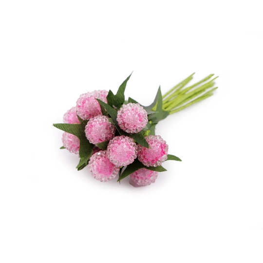 Umělé bobule v ledu, na drátku - 1 svaz. | Mimib