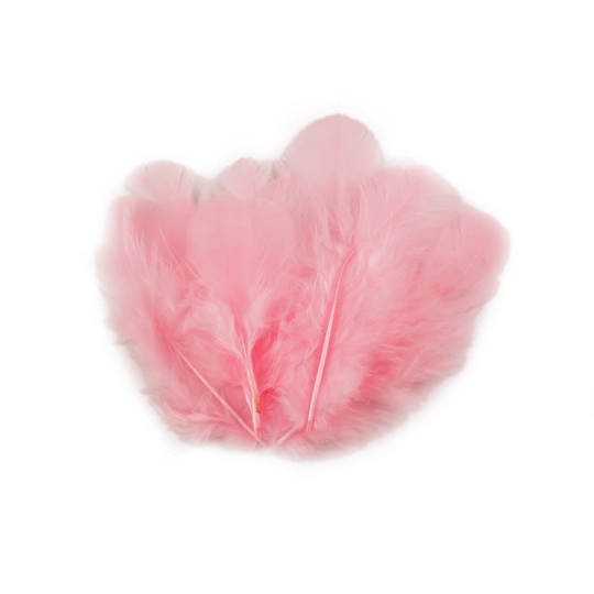 Slepičí peří délka 8-9 cm - 1 sáček | Mimib