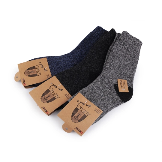 Dámske / dievčenské ponožky thermo Alpaka - 3 pár | Mimib