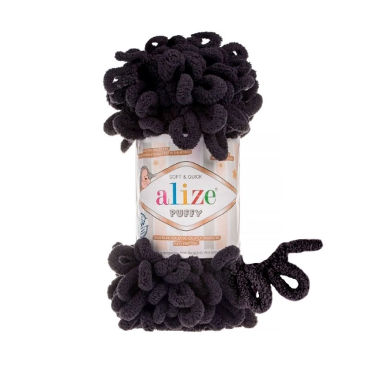 Pletací příze Alize Puffy 9 m, 100 gr. | Mimib