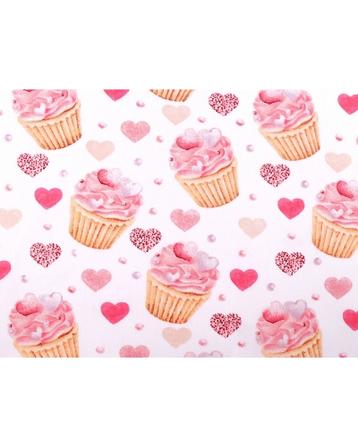 Bavlnená látka / plátno cupcake - 1 m | Mimib