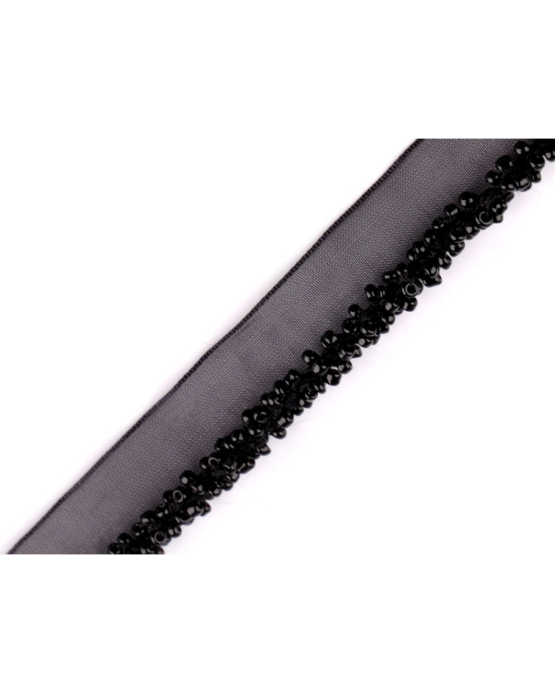 Polyesterová paspulka / kédr s rokajlem šíře 15 mm - 1 m | Mimib