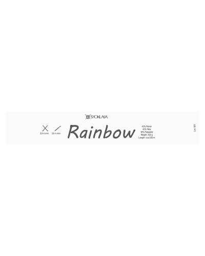 Pletacia priadza mohérová Rainbow 100 g - 1 ks | Mimib