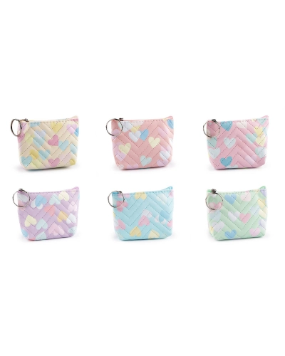 Malá peňaženka / kľúčenka srdce 10,5x8 cm - 1 ks | Mimib