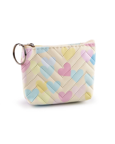 Malá peňaženka / kľúčenka srdce 10,5x8 cm - 1 ks | Mimib