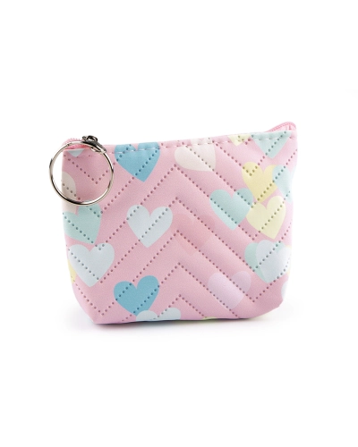 Malá peňaženka / kľúčenka srdce 10,5x8 cm - 1 ks | Mimib