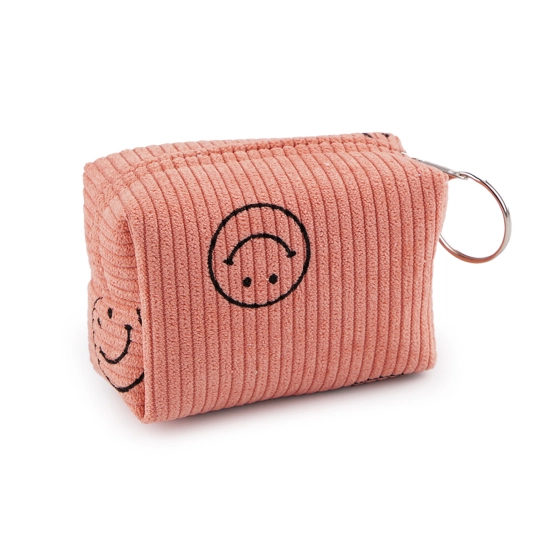 Dievčenské puzdro / kľúčenka smajlík 9x6 cm - 1 ks | Mimib