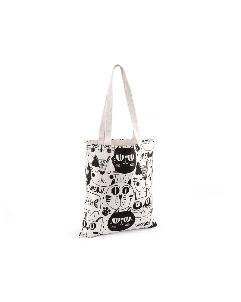 Textilná taška bavlnená pes, mačka 34x39 cm - 1 ks | Mimib