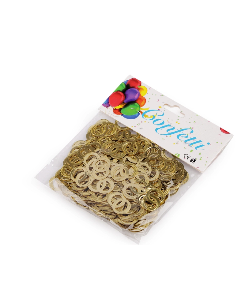 Konfety prstienky - na párty, svadbu, oslavu - 1 sáčok | Mimib