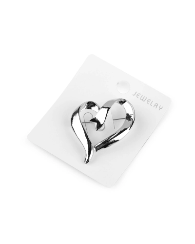 Brošňa srdce - 1 ks | Mimib