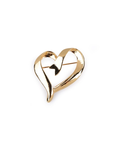 Brošňa srdce - 1 ks | Mimib