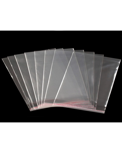 PP vrecko s lepiacou lištou 16x16 cm - 100 ks | Mimib