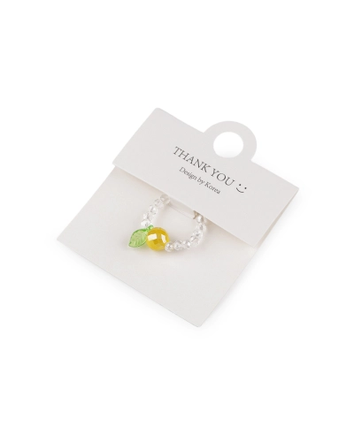 Prsteň pružný z brúsených koráliek s AB efektom - 1 ks | Mimib