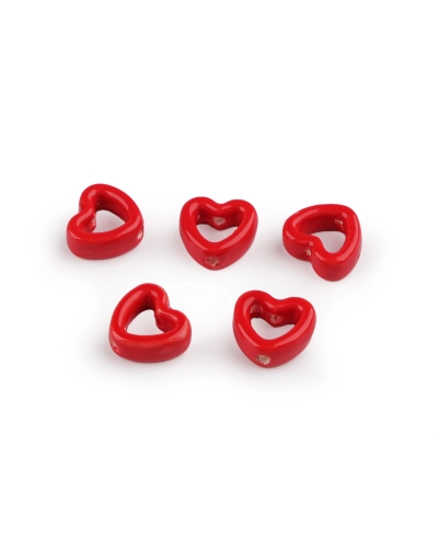 Porcelánové korálky / komponenty na výrobu ozdôb a príveskov - 5 ks | Mimib