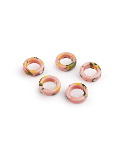 Porcelánové korálky / komponenty na výrobu ozdôb a príveskov - 5 ks | Mimib