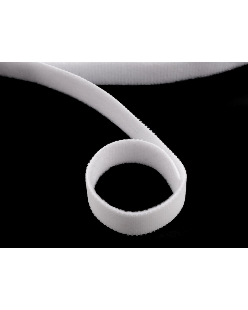 Nízkoprofilový suchý zips šírka 15 mm obojstranný, pre domácnosť a záhradu - 1 m | Mimib