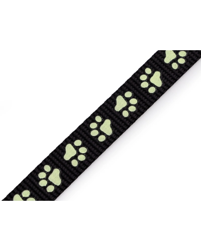 Popruh polypropylénový na vodítko / obojok, svietiaci v tme šírka 15 mm - 1 m | Mimib