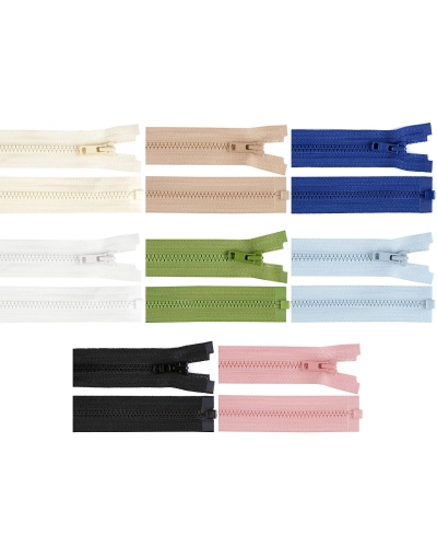 Kostený zips YKK No 3 dĺžka 50 cm - 1 ks | Mimib