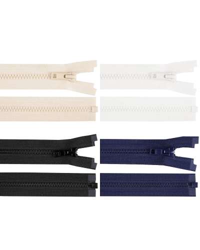 Kostený zips YKK No 5 dĺžka 80 cm bundový - 1 ks | Mimib