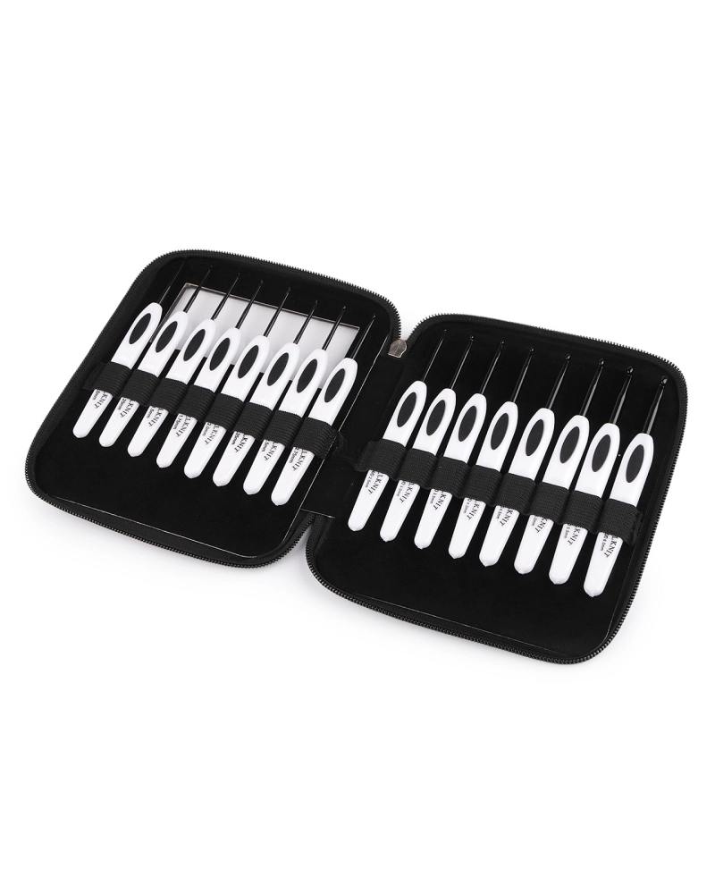 Súprava háčikov na háčkovanie v púzdre - 1 sada | Mimib