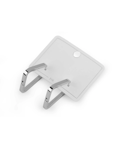 Náušnice z nerezovej ocele trojuholníky - 1 pár | Mimib