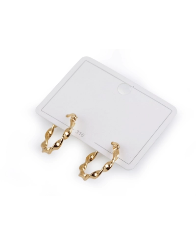 Náušnice z nerezovej ocele kruhy - 1 pár | Mimib