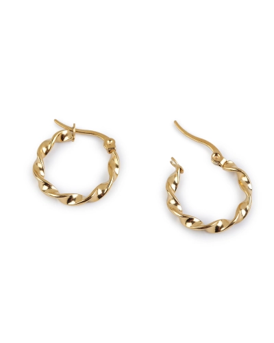 Náušnice z nerezovej ocele kruhy - 1 pár | Mimib