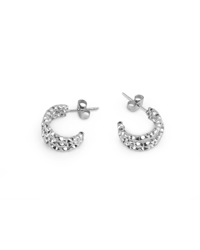 Náušice z nerezovej ocele krúžky - 1 pár | Mimib