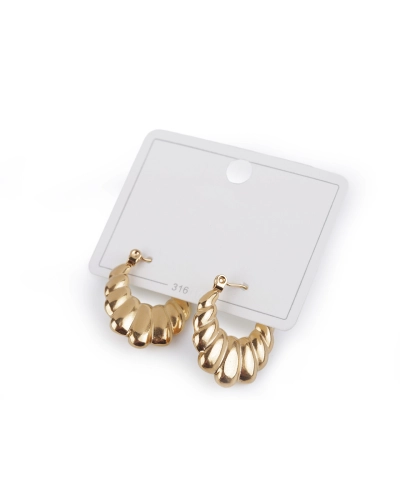 Náušnice z nerezovej ocele - 1 pár | Mimib