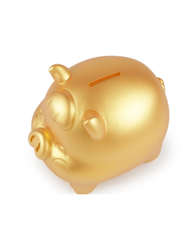 Zlaté prasiatko pre šťastie / pokladnička - 1 ks | Mimib