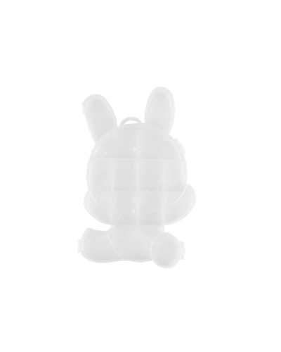 Plastový box/zásobník 12,5x19x1,8 cm na koráliky a komponenty - 1 ks | Mimib