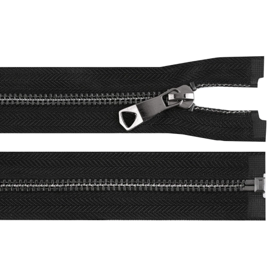 Kovový zips No 5 dĺžka 60 cm s ozdobným jazdcom - 1 ks | Mimib