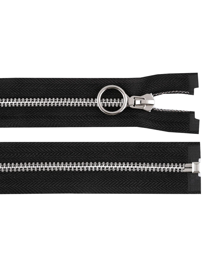 Kovový zips No 5 dĺžka 70 cm s ozdobným jazdcom - 1 ks | Mimib