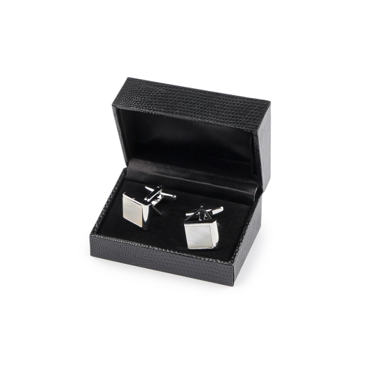 Perleťové manžetové gombíky v krabičke - 1 krab. | Mimib