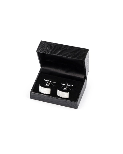 Perleťové manžetové gombíky v krabičke - 1 krab. | Mimib