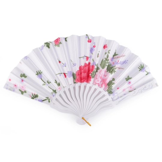 Vejár textilný kvety - 1 ks | Mimib